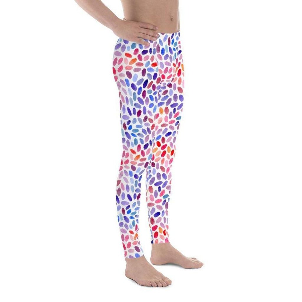 Watercolor Dot Men's Leggings