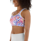 Watercolor Dot Sports Bra