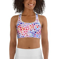 Watercolor Dot Sports Bra
