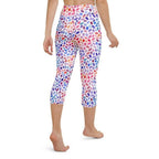 Watercolor Dot Yoga Capris