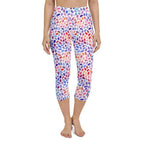 Watercolor Dot Yoga Capris