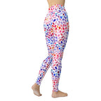 Watercolor Dot Yoga Leggings