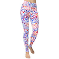 Watercolor Dot Yoga Leggings