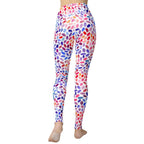 Watercolor Dot Yoga Leggings