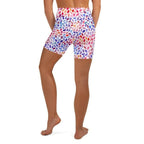 Watercolor Dot Yoga Shorts