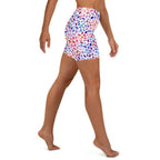 Watercolor Dot Yoga Shorts