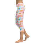 Watercolor Fish Capris