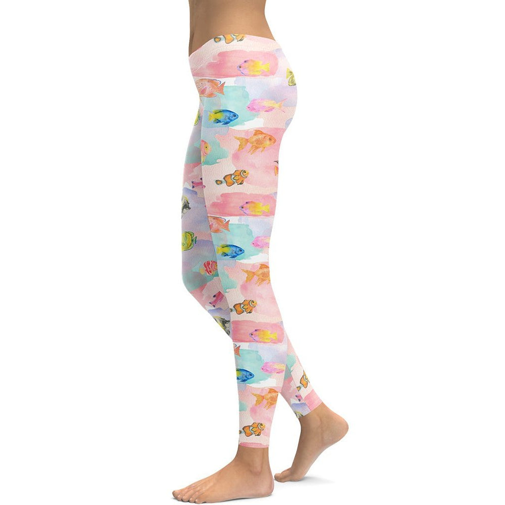 Toni Leggings - Under the Sea Art Print