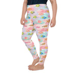 Watercolor Fish Plus Size Leggings