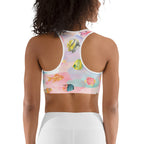 Watercolor Fish Sports Bra