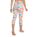 Watercolor Fish Yoga Capris