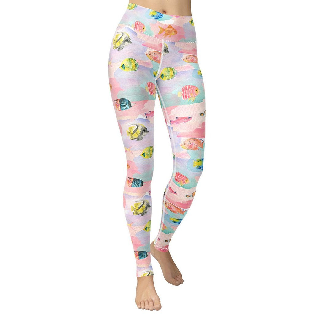 Watercolour Popcolour Yoga Legging main image 1