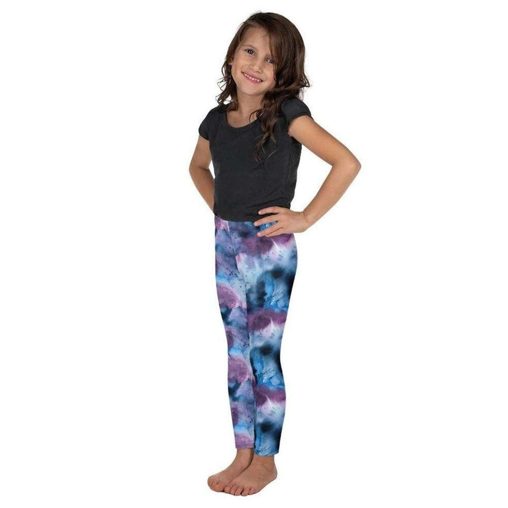 Watercolor Tie Dye Kid's Leggings