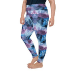 Watercolor Tie Dye Plus Size Leggings