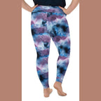 Watercolor Tie Dye Plus Size Leggings