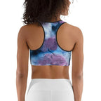 Watercolor Tie Dye Sports Bra