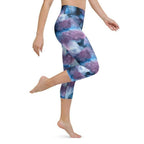 Watercolor Tie Dye Yoga Capris
