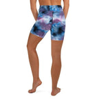 Watercolor Tie Dye Yoga Shorts