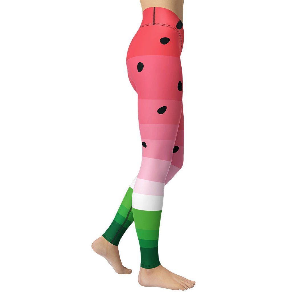 Watermelon Yoga Leggings