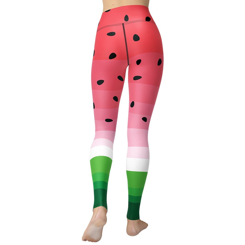 Watermelon Yoga Leggings