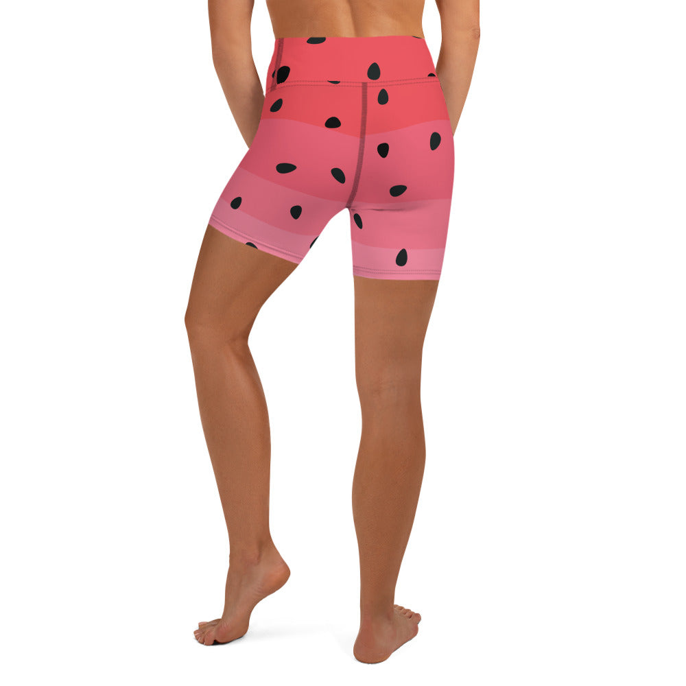 Watermelon Yoga Shorts