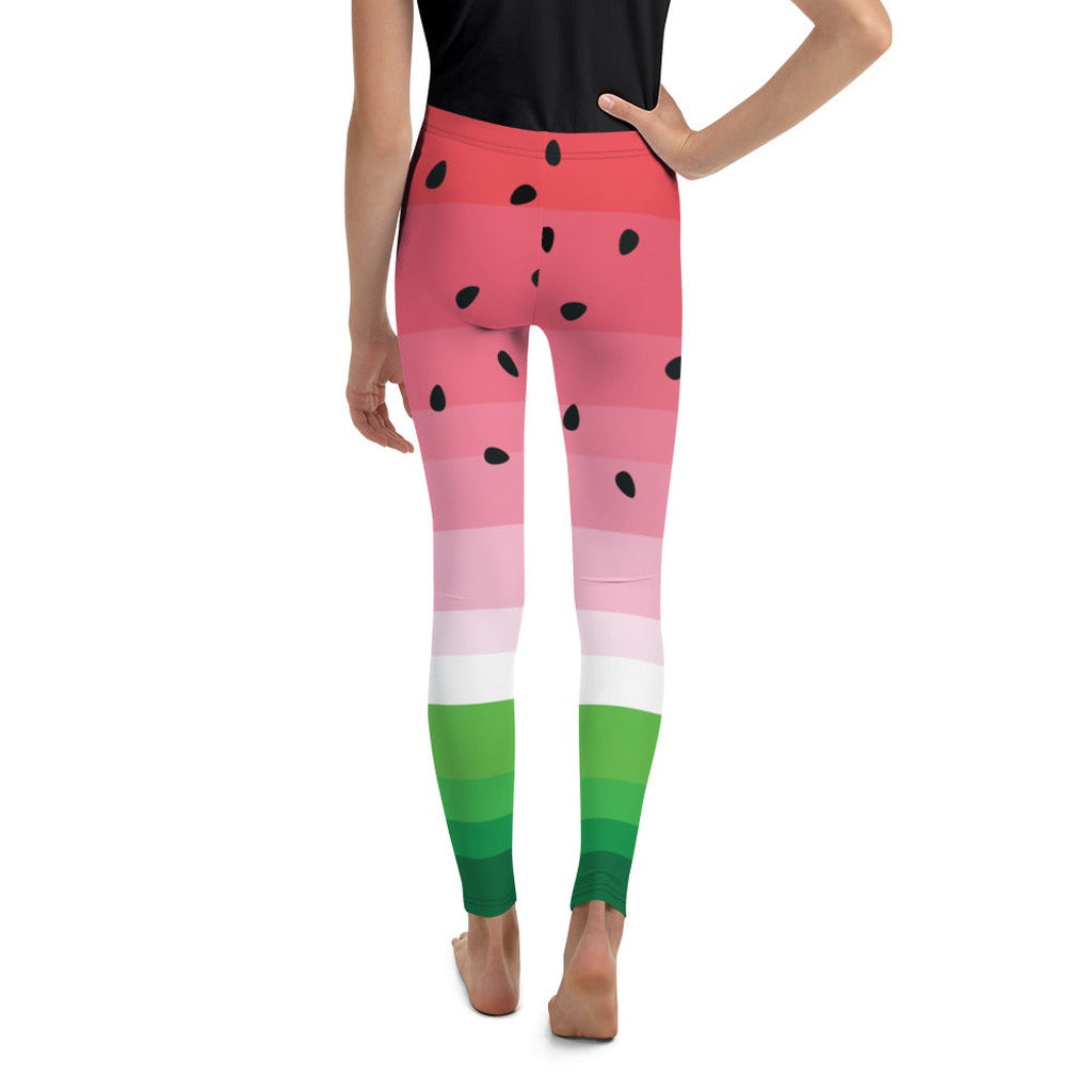 Watermelon Youth Leggings