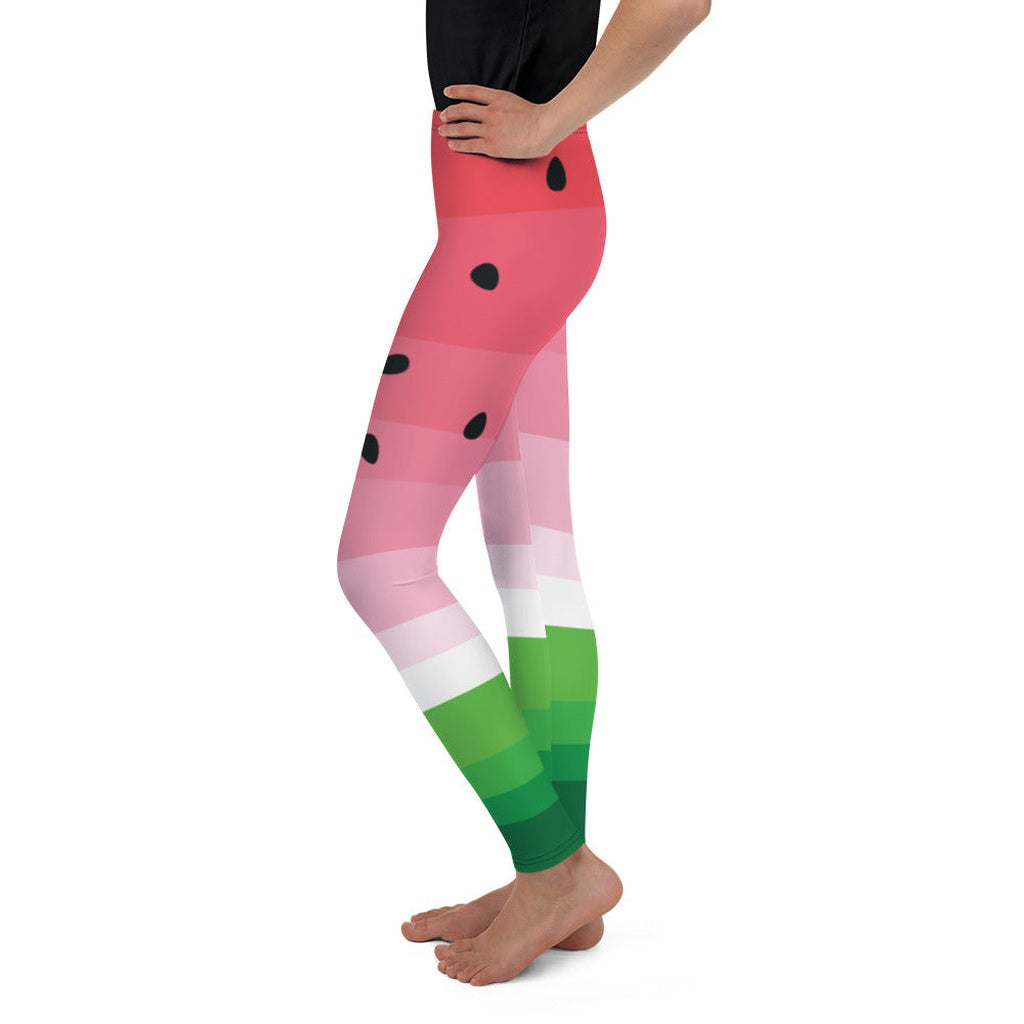 Watermelon Youth Leggings
