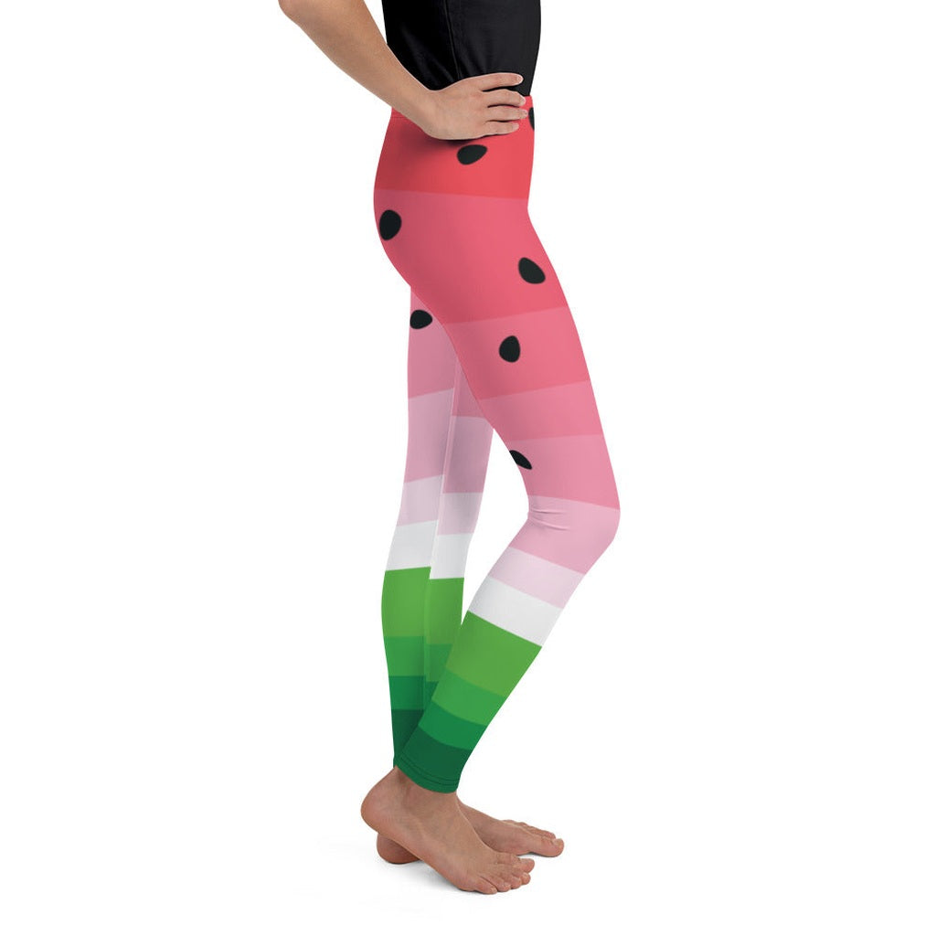 Watermelon Youth Leggings