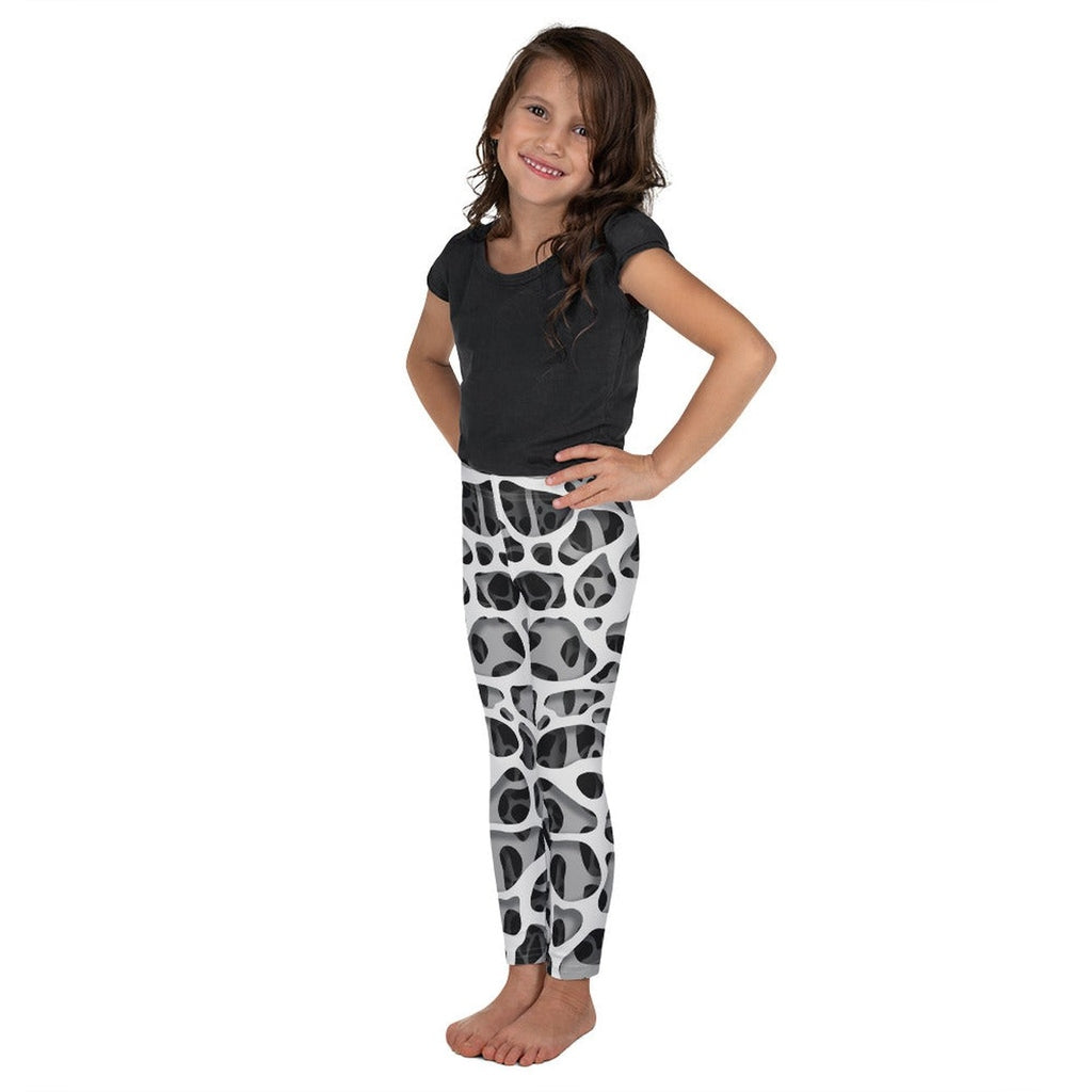 Web Illusion Pattern Kid's Leggings