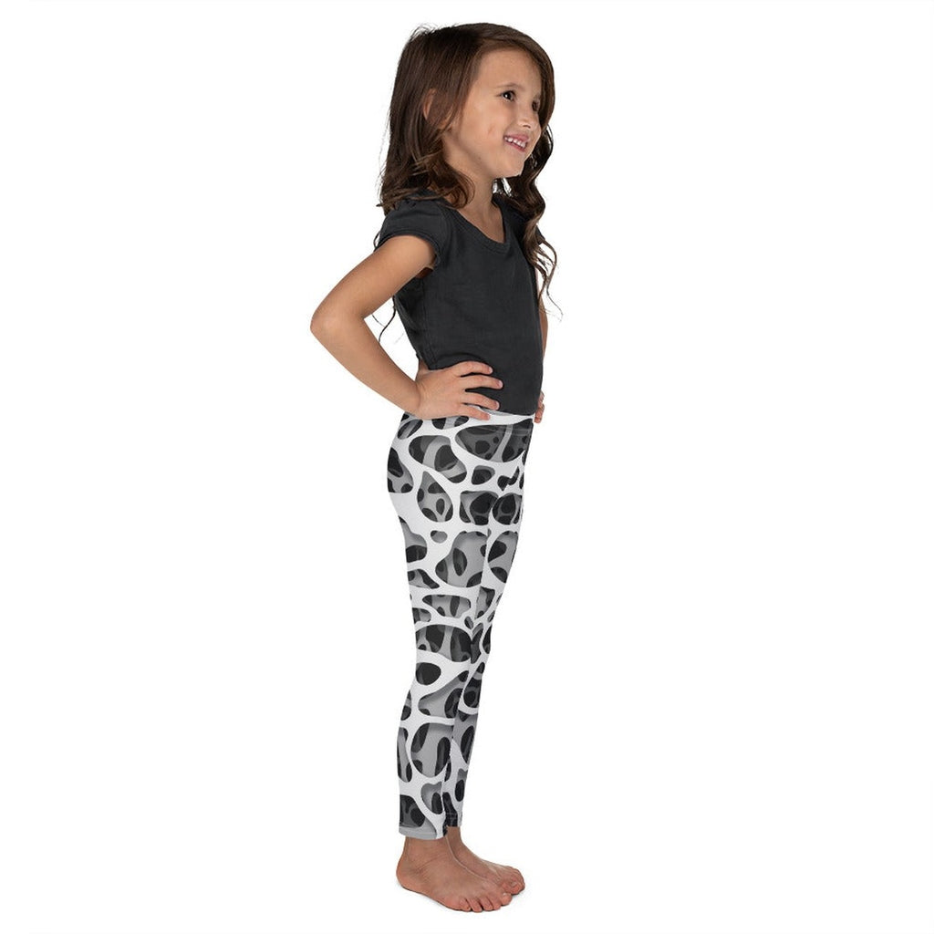 Web Illusion Pattern Kid's Leggings