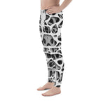 Web Illusion Pattern Men's Leggings