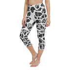 Web Illusion Pattern Yoga Capris