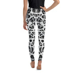 Web Illusion Pattern Youth Leggings