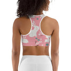 White Easter Bunnies Sports Bra