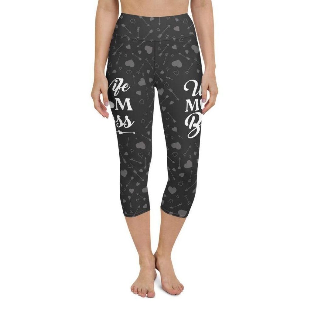Wife Mom Boss Yoga Capris