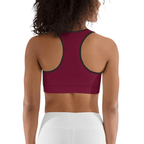 Wine Burgundy Sports Bra