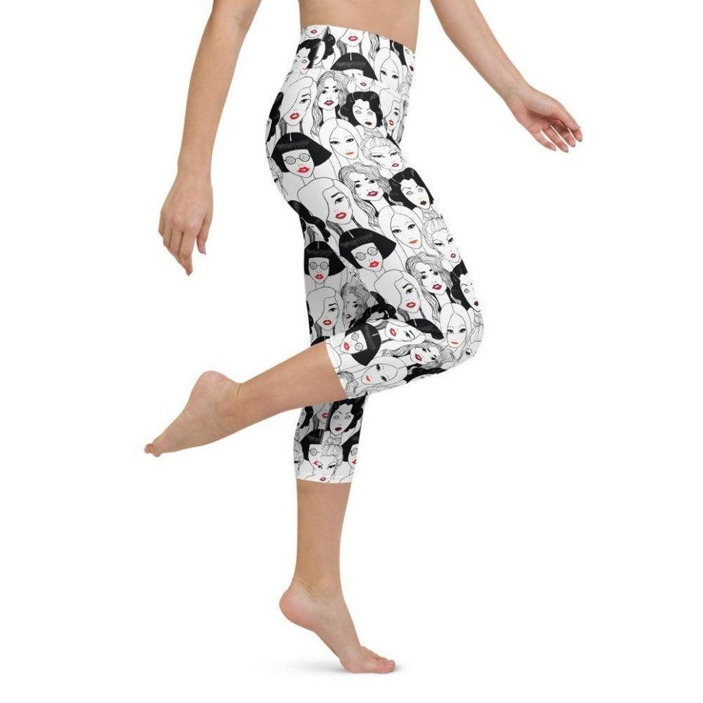 Strong Women Stand Together Yoga Capris