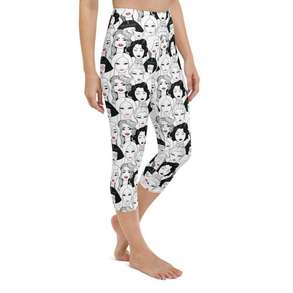 Strong Women Stand Together Yoga Capris