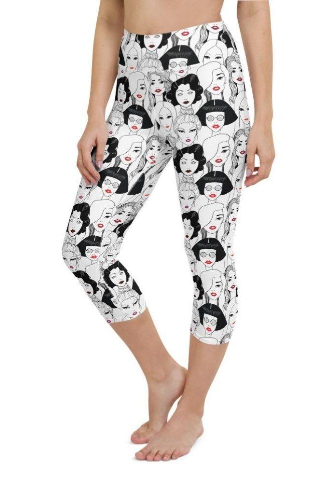 Strong Women Stand Together Yoga Capris