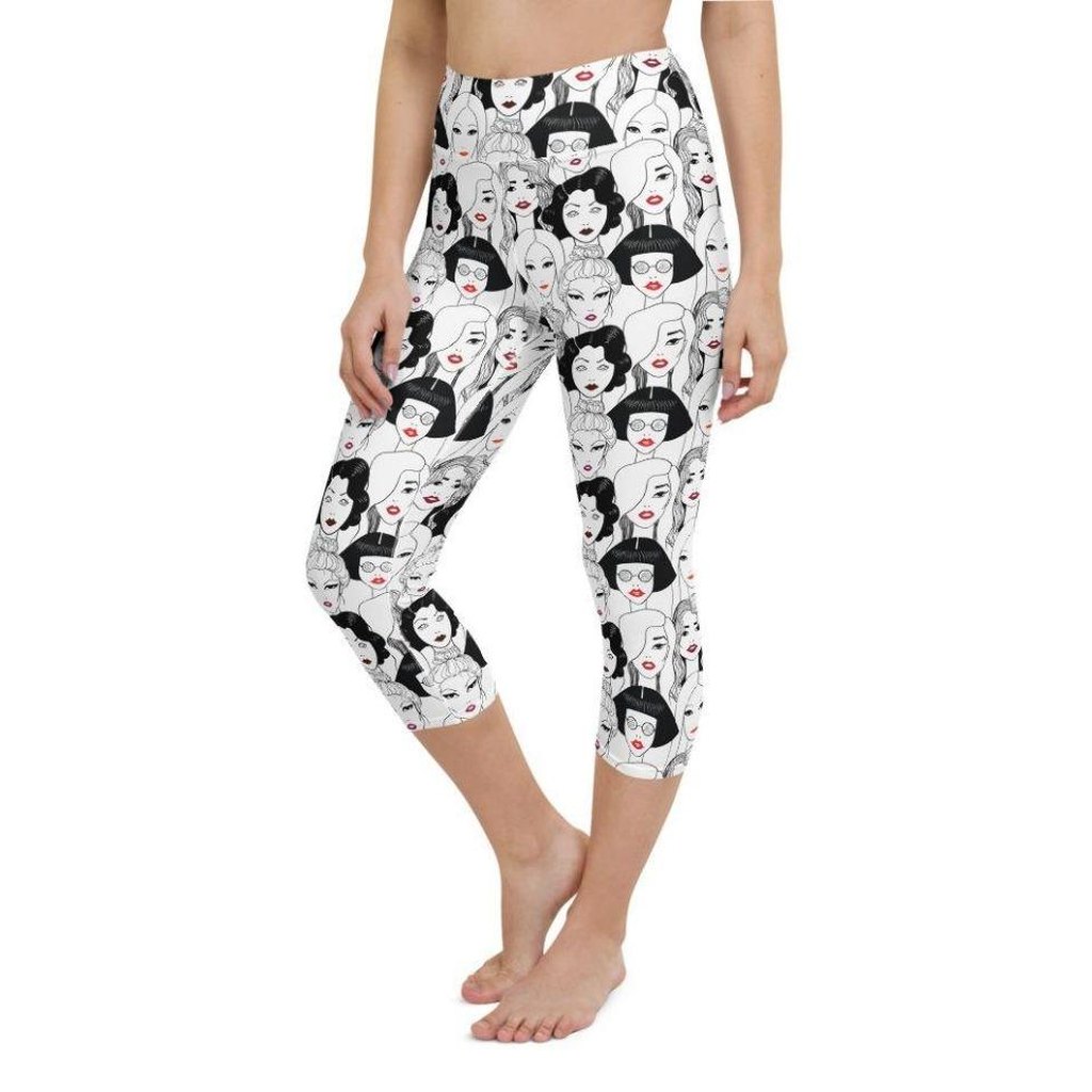 Strong Women Stand Together Yoga Capris