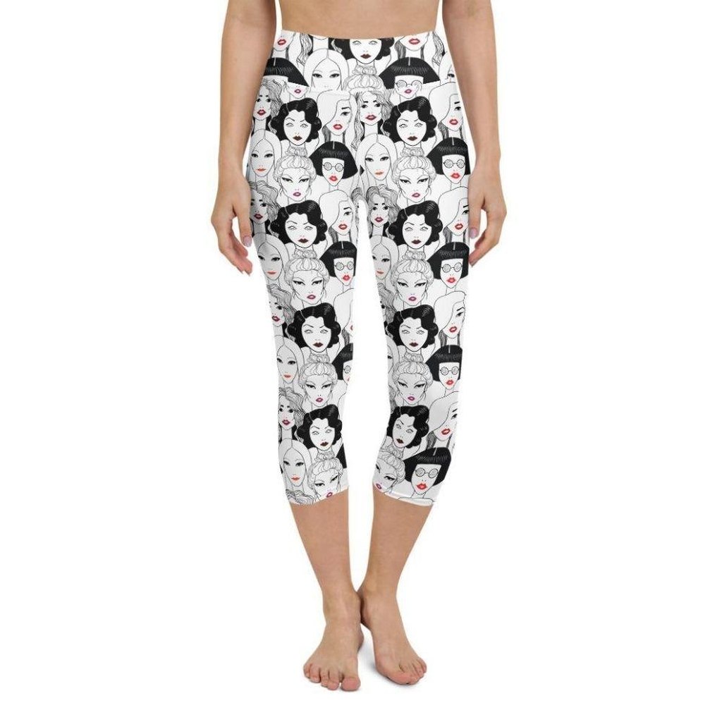 Strong Women Stand Together Yoga Capris