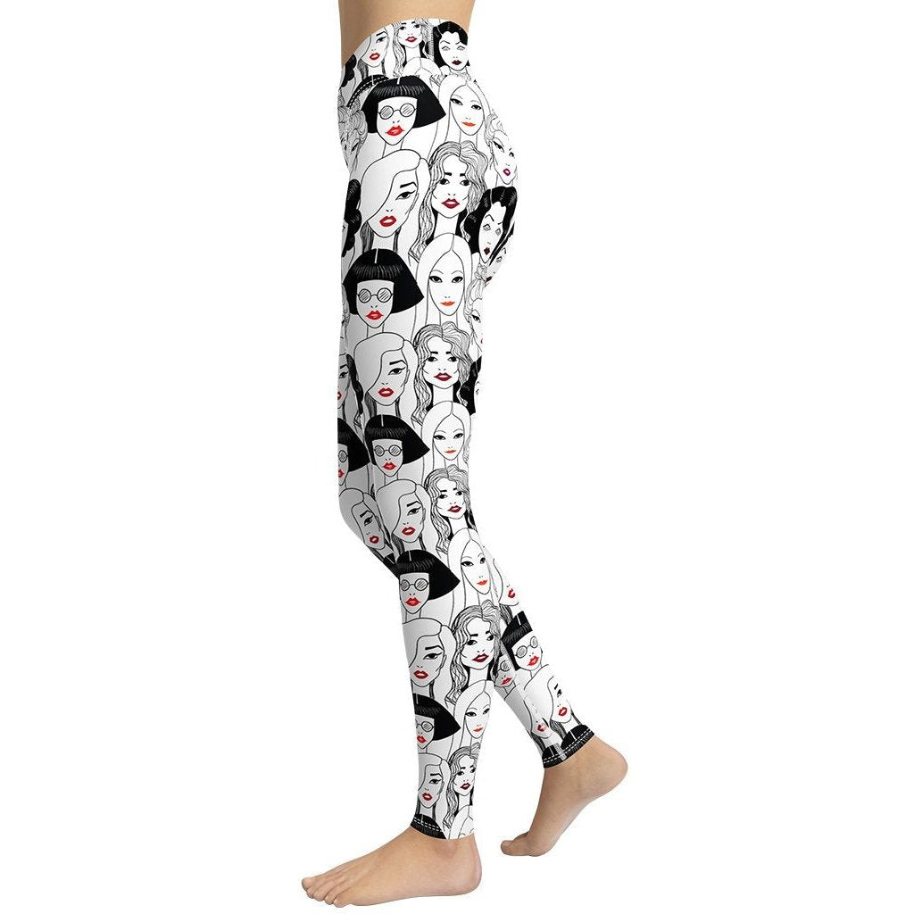Strong Women Stand Together Yoga Leggings