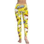 Yellow Pop Art Leggings