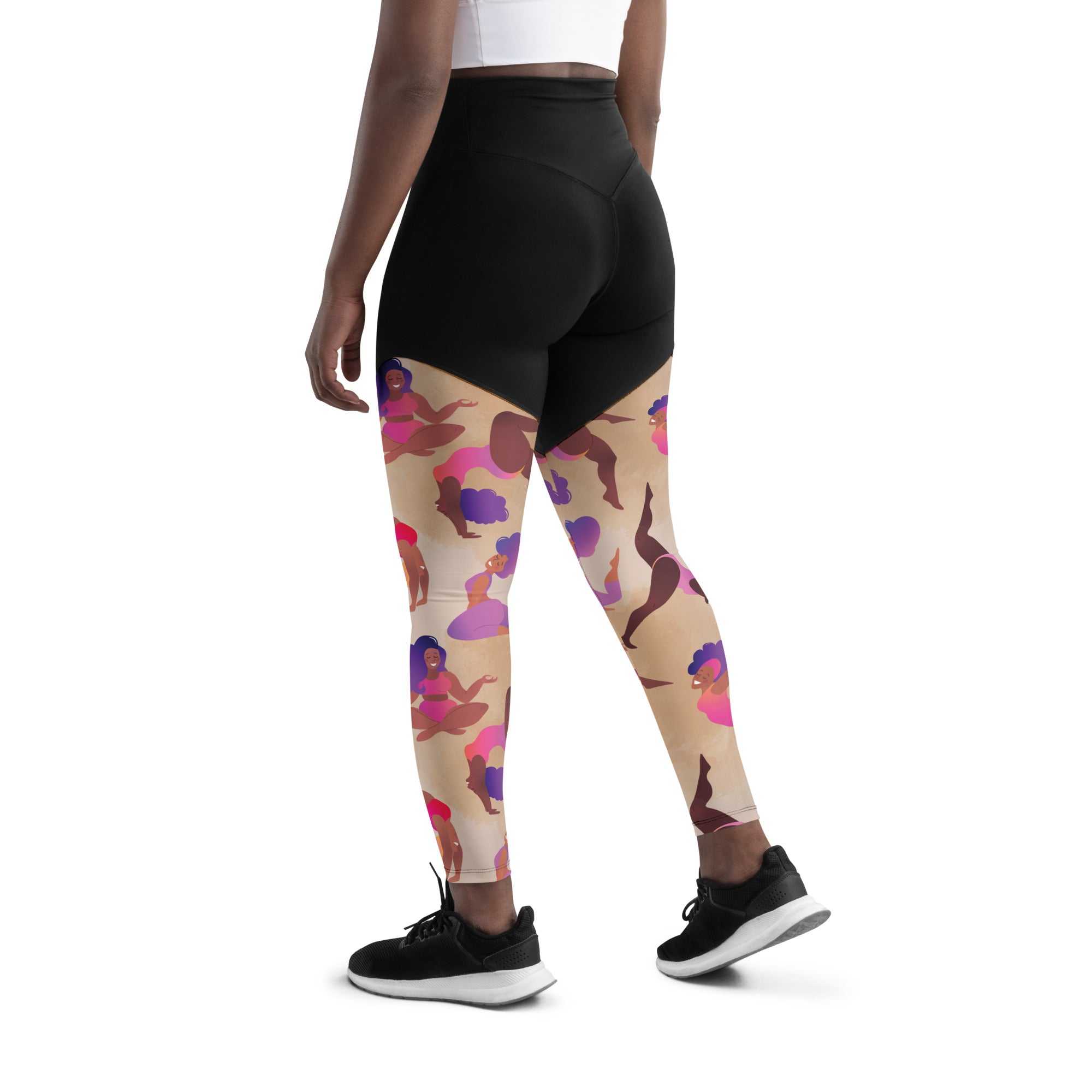 Yoga Poses Compression Leggings