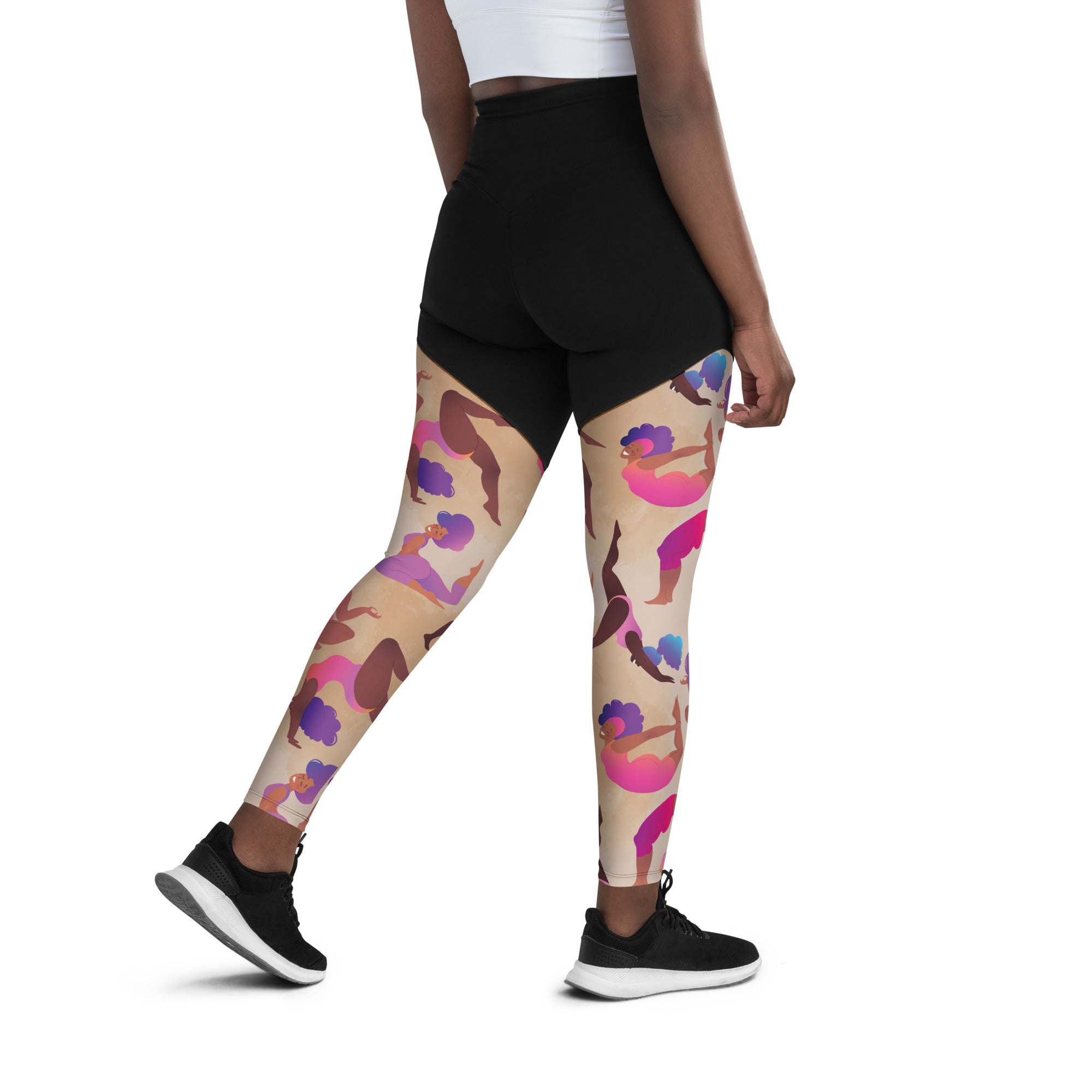 Yoga Poses Compression Leggings