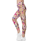 Yoga Poses Crossover Leggings With Pockets