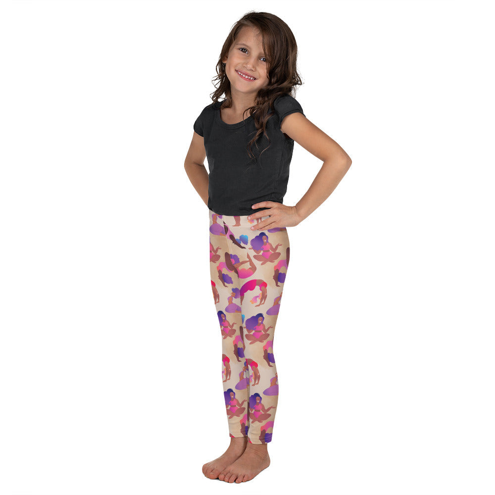 Yoga Poses Kid's Leggings