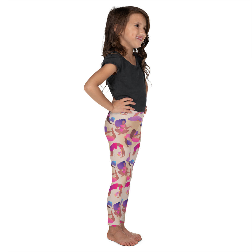 Yoga Poses Kid's Leggings