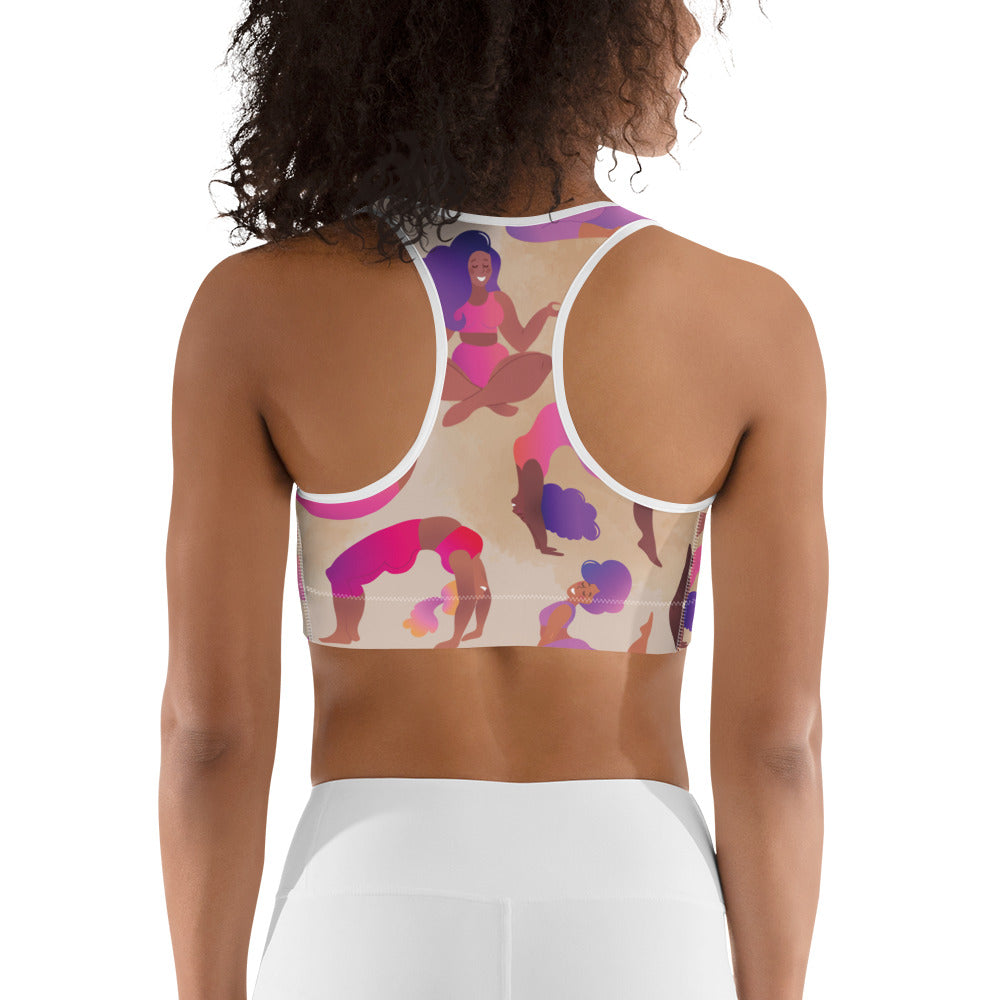 Yoga Poses Sports Bra