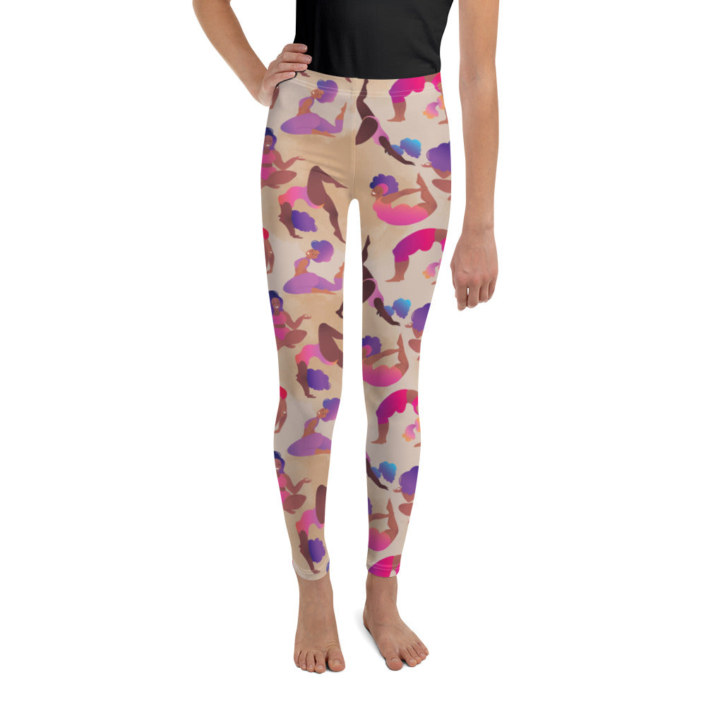 Yoga Poses Youth Leggings